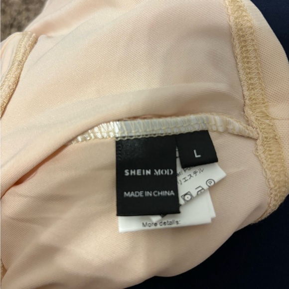 Beige one shoulder top - Picture 2 of 2